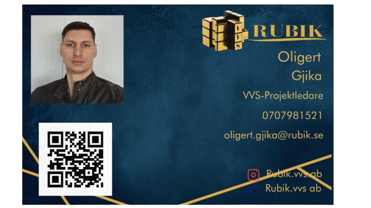 Oligert Gjika Projektledare Rubik VVS