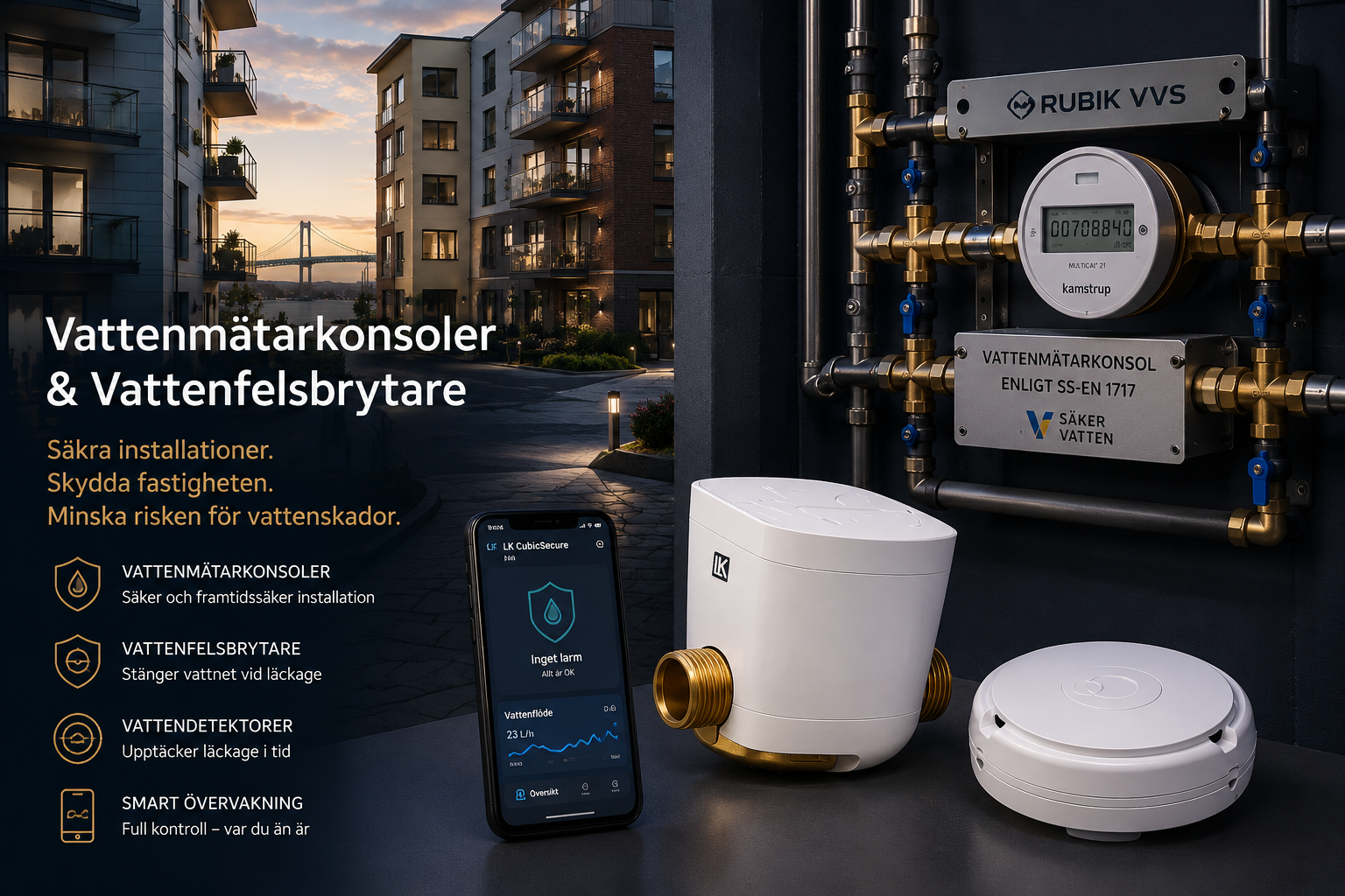 Smart Vattenövervakning för Moderna Fastigheter