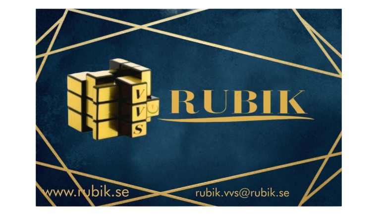 Rubik VVS AB VISIT KORT
