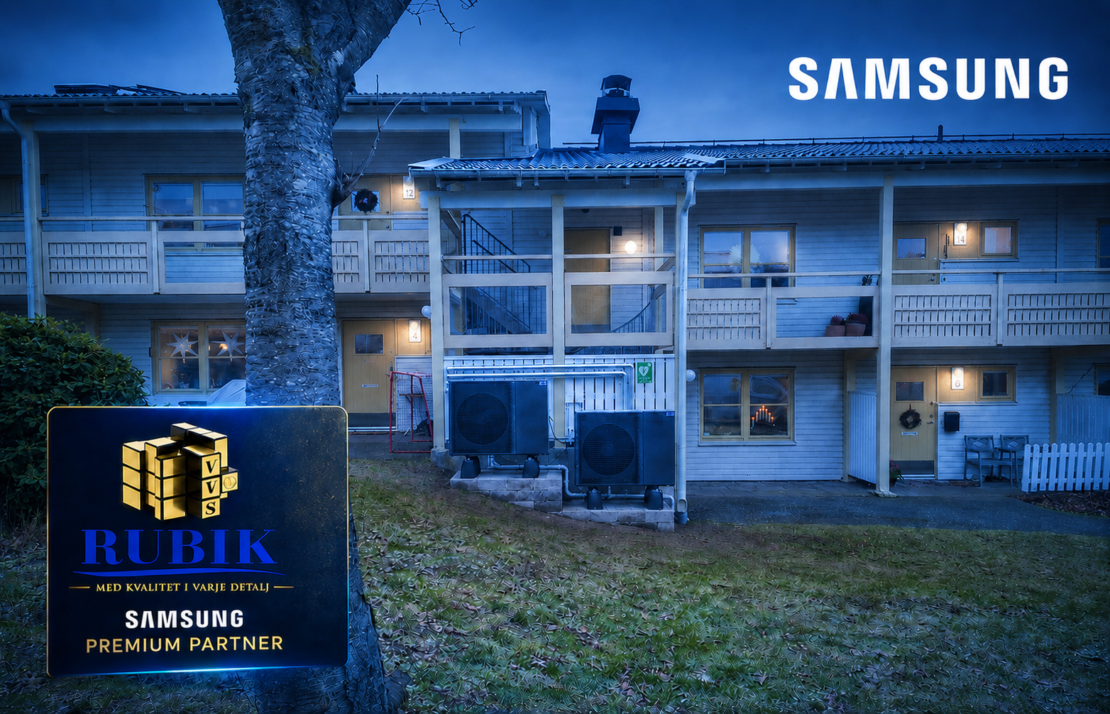 Driftsäker värme. Bevisad kvalitet. Samsung Premium Partner | Rubik VVS AB
