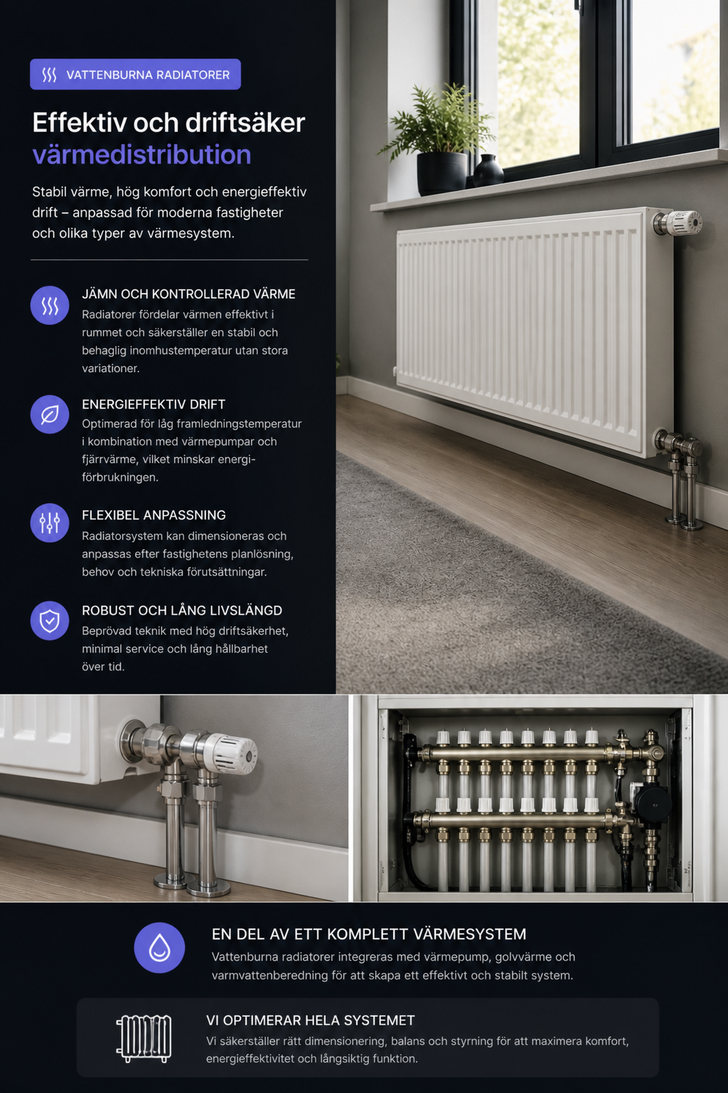 Vattenburen golvvärme – komfort, kontroll och energieffektivitet